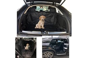 GRIDS LONDON LTD Waterproof Car Boot Liner Protector Pet Dog Cover Trunk Rear Seat Cover Mat Back Seat Dirt Dust Shield Black