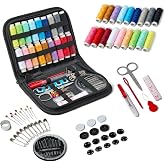 Amazon Basics - Portable Travel Sewing Kits - Large, Black