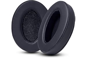 WC PadZ - The Ultimate Upgraded Earpads by Wicked Cushions - Compatible With Audio Technica, HyperX, SteelSeries Arctis & More - Extra Thick - Bigger Opening - Softer Memory Foam | (Black)