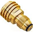 CALPOSE POL to QCC1 Propane Adapter, Old to New, Propane Tank Adapter Converts POL LP Tank Service Valve to QCC1/Type1 Hose or Regulator