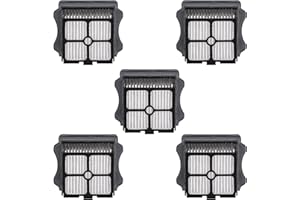 MIBUMIKI (5 Pièces) Filtres HEPA Compatibles Avec Tineco iFloor 3/ Floor One S3/ Floor One S5/ Floor One S5 Pro 2, Kit de Filtres pour Aspirateur Balai à Sec et Humide, Pièces de Rechange 5 Filtres