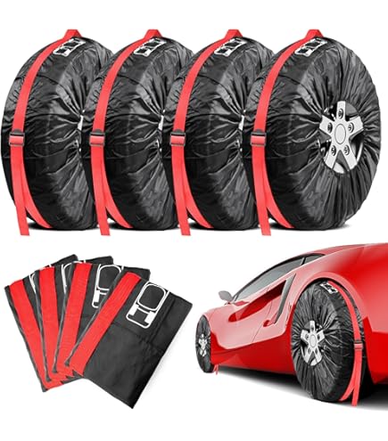 Copripneumatici Impermeabili 27-29 Pollici - Set Da 4 Per Auto, SUV E Camper - Foto 4