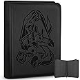 Douper 9 Pocket Card Binder, 540 Cards Trading Cards Games Collection Holder Book Folder with Side-Loading Sleeves (Black)