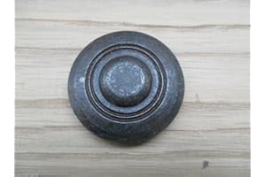 Ironmongery World Vintage Antique Style Cast Iron Replacement Door Knocker Striking Plate Stud-Ai