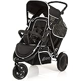 Hauck Freerider Passeggino Doppio 3 Ruote - Passeggino Gemellare fino a 36kg, Regolabile, Ruote Grandi e Compatto - Seduta in