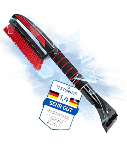 Grattoir à Glace PETEX 28 Cm Avec Poignée Souple - ABS Solide Fabriqué En Europe