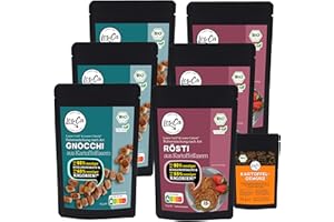 ‎LOWCA LOWER CARB KARTOFFELPRODUKTE KOMBI-SETS | stark kohlenhydratreduziert | kalorienreduziert | protein- und ballaststoffreich | bio (3x RÖSTI + 3x GNOCCHI)