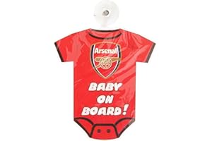 ARSENAL F.C. Arsenal FC Official Football Kit Baby On Board Car Window Sign (One Size) (Red)