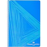 Faber-Castell Desenli Spiralli Defter, A4, 80 Yaprak, 70g Kağıt, &Ccedil;izgili, Dayanıklı Kapak, Kolay A&ccedil;ılan Spiral Cilt, Asorti R