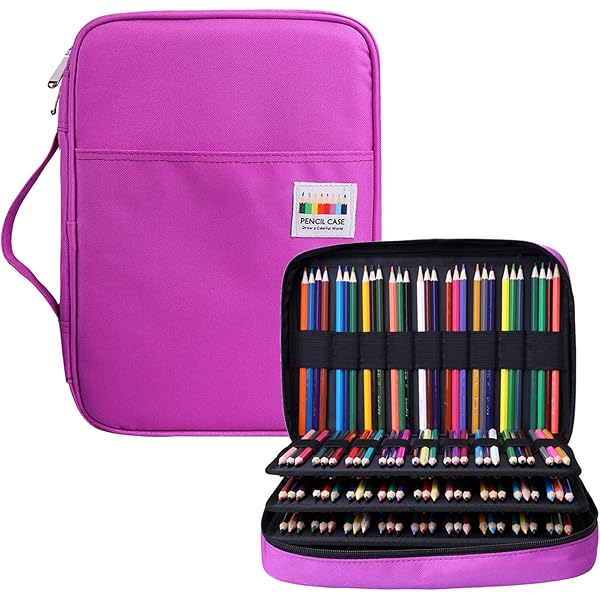 TOPINCN Étui à Crayons De Couleur, 220 Emplacements Caxer De