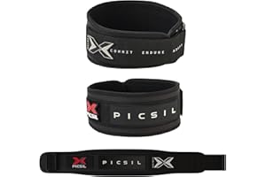 PICSIL - Cinturón Lumbar para Levantamiento Pesas | Personalizable con Parches | Soporte para Cross training y Gimnasio | Faja de Fuerza para Hombre y Mujer |