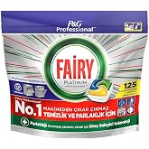 Fairy Proffesional Platinum Limon Kokulu Bulaşık Makinesi Deterjanı Kaps&uuml;l 125 Yıkama