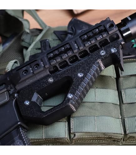 Poignée Pliable Pour Réplique Airsoft AK - Compatible Rails 20mm, Polymère Haute Résistance, Couleur Tan - Accessoire CYMA - 5