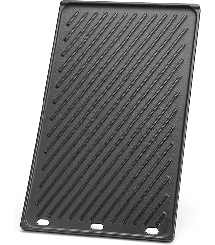 Plaque De Cuisson Fonte Pour Weber Q300 Q320 - 45.2x31.5cm - Accessoire Barbecue Gaz - Grille De Remplacement
