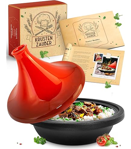 Tajine In Pietra Colì Maioliche - Pentola Per Cottura Al Vapore 26 Cm, Made In Italy - Foto 11