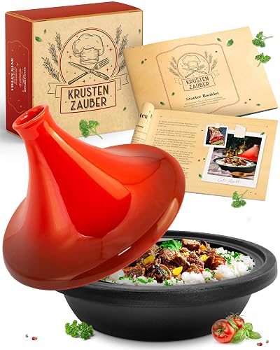 KRUSTENZAUBER Gusseisen-Tajine 27 cm