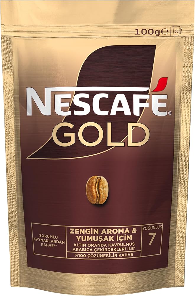 Nescafé Gold Çözünebilir Kahve Ekopaket, 100 g