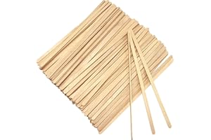 PERFECT STIX Extra Large Disposable Wooden Coffee Stirrer Sticks - Biodegradable and Eco Friendly 8" Round End Birchwood Stir Sticks Perfect for Large Coffee Cups - Box of 1000 Sticks