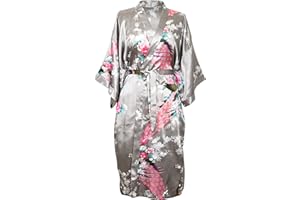 CCcollections Kimono robe long 16 colors Premium Peacock bridesmaid bridal shower womens gift