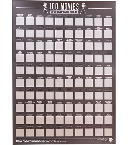 Affiche 100 Dates à Gratter – Poster Romantique Scratch Off 100 Idées Rendez-vous, Cadeau Saint-Valentin Couple (A2 42x59,4 Cm)