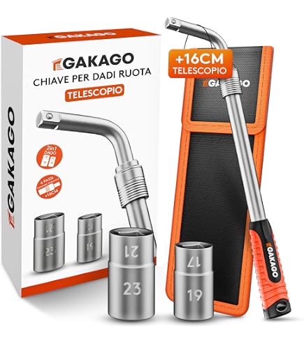 Chave De Roda Telescópica Tipo L Aço Cr-V 17 E 19Mm 142379 - MTX