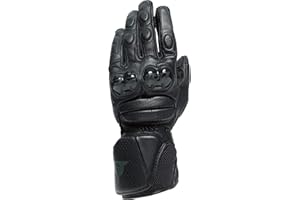 DAINESE - Impeto Gloves, Guanti da Moto in Pelle con Protezioni sulle Nocche, Compatibilità Touch Screen, Guanti Moto Unisex, da Uomo o Donna
