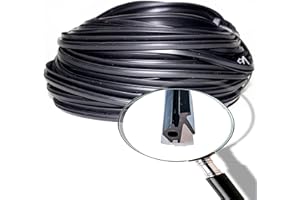 VARGORT Double Glazed Window Rubber Seal Strip, upvc Door Seal, Front Door Rubber Seal, Patio Door Seals Replacement -Technology Designed for Optimal Insulation.5mm upvc Door Frame Seal(S-834X-10MTS)
