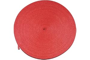 Flyshop 3/8 pulgadas 10 mm Polypro correa roja 25 yardas