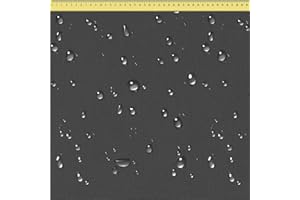 DreamRoots Tessuto impermeabile al metro 160 cm Larghezza - Stoffa al metro impermeabile 220 g/m2 600D - Cuscino esterno impermeabile - Stoffe a metro per ricambio sdraio, tende da sole, tovaglie