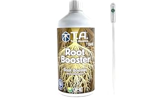 IVORYS-GARDEN General Europe Hydroponics GHE Bio Booster Terra Aquatica T.A. Root Booster 1 Liter + Pipette Wurzelduenger Wurzelaktivator Rooting für Samen Stecklinge und Pflanzen