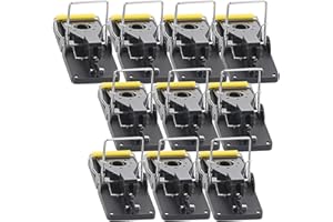 Exbuster Mausfalle: Profi-Mausefalle, Kunststoff, hygienisch, wiederverwendbar, 10er-Set (Mausefalle Plastik, Wühlmausfalle, Klammern)