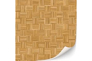 TEXTURKONTOR 3 Sheets Self-Adhesive Flooring for Dollhouses Scale 1:12 (Stick Parquet)