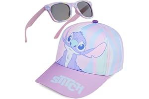 Get Trend Sonnenbrille Kinder Basecap Mädchen Set Verstellbare Coole Sommer Kappe Kinder Sonnenbrillen UV400 Geschenke für Mädchen