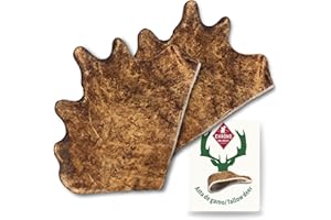 ChronoBalance, XXL Gamo asta de Ciervo para Perros, 100% Natural Snack para el Cuidado Dental, Juguete y Hueso para Perros con minerales y nutrientes, Conjunto de 2