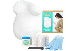 Kate & Milo Belly Casting Kit, Pregnancy Keepsake Making Kit, Easy DIY Plaster Cast Baby Bump Keepsake, Perfect For Expecting Moms and Ideal Nursery Decor