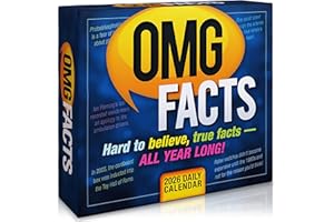 SELLERS PUBLISHING, INC. OMG Facts 2026 Daily Desk Calendar: Boxed Page-a-Day Trivia Calendar with Day-to-Day Hard-to-Believe Facts, Weird Truths & Bizarre Realities