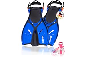 AQUAZON Style Pinne Regolabili, Pinne da Snorkeling, Pinne da Immersione, Pinne da Nuoto per Ragazze e Signore per Lo Snorkeling, Il Nuoto