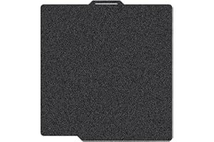 JUUPINE Placa de impresión PEI de doble cara de acero para muelles de 257 x 257 mm para Bambulab, cama de impresión PEI estructurada de acero para resortes, placa PEI negra para Bambu Lab X1 X1C X1E