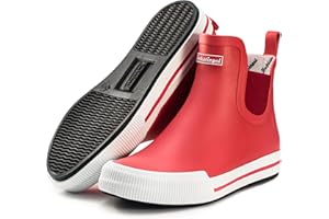 Ultrapower Kalosze unisex | kalosze z materiału guma L | gumowe półbuty | buty błotne o połowie wysokości | szczotkowane wzornictwo | rozmiary 36-47