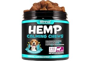 Cjztp Calmante para Perros - 110 Comprimidos Sabor Ternera, Tranquilizante para Perros y Cachorros, Antiestres Natural y Ayudar a tu Perro a Calmar Su Ansiedad