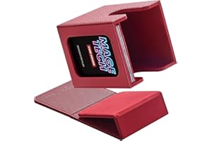 Mage Tech Commander Deck Box Lite – Présentoir de cartes avec mini porte-cartes à clipser et housse amovible, convient pour plus de 100 cartes à simple pochette, idéal pour MTG, PTCG, OPCG, SWU et