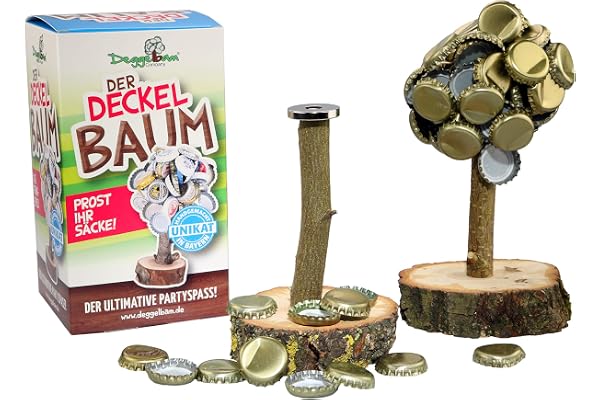 arbre à bière Deggelbam Arbre aimanté à capsules - jeu à boire / L'original d'Allemagne