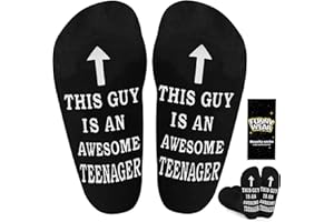 BISOUSOX Novelty Socks for Men Gifts for Dad Grandpa Socks Breathable Fathers Funny Socks Cotton Crazy Socks Men Christmas Gifts for Men 6-11