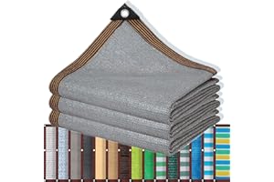 SDLLG Voile d'ombrage avec œillets - Filet d'ombrage avec 90% d'ombrage - Filet de Protection UV - 1 x 2 m - 15 Couleurs - Convient pour Votre Jardin - Protection Contre Le Vent