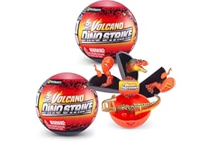 5 Surprise Dino Strike Volcano Series 4 Mystery Collectible Capsule (2 Pack) by ZURU