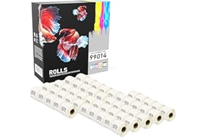 Prestige Cartridge 99014 - Cinta para impresoras de etiquetas Dymo (54 mm x 101 mm, 50 rollos, 220 etiquetas por rollo)