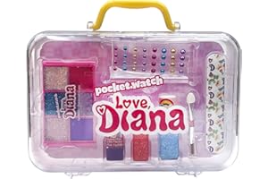 Love, Diana Set Juego de Monedero, Juguete de Maquillaje para niñas con Funda de Transporte, Multicolor, Medium (Goliath 918493.004)