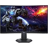 Dell S2721HGF 27 Inch Full HD (1920x1080) 1500R Curved Gaming Monitor, 144Hz, VA, 1ms MPRT, AMD FreeSync Premium, NVIDIA G-SY