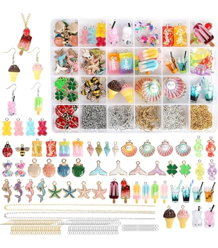 DICOSMETIC 100pcs Breloques De Fruits Doré En Émail - Banane/Pommes/Fraise/Raisin/Cerise Pendentif En Métal Plaqué Pour Collier Bracelet Fabrication De Bijoux