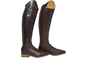 Mountain Horse Womens Sovereign LUX Tall Riding Boots - Black II - Durable genuine YKK® zipper in the back -